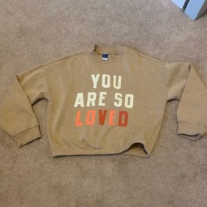 Neutral Girls Old Navy Pullover